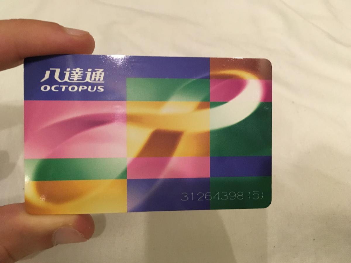 Octopus kártya Hongkong