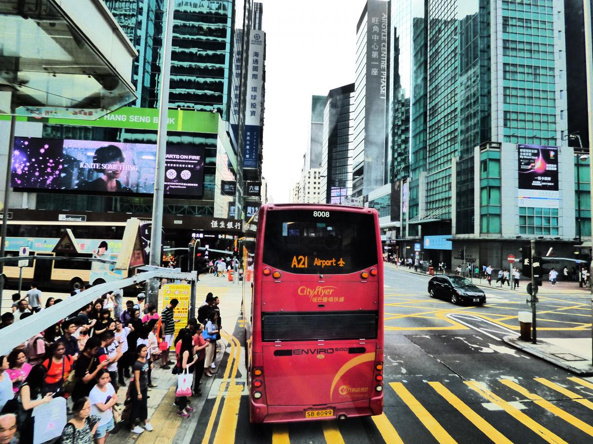 A21 reptéri busz Hongkong