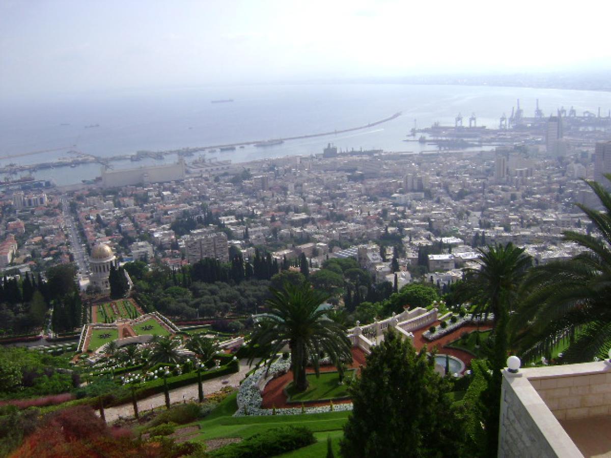 Haifa Bahai-függőkert