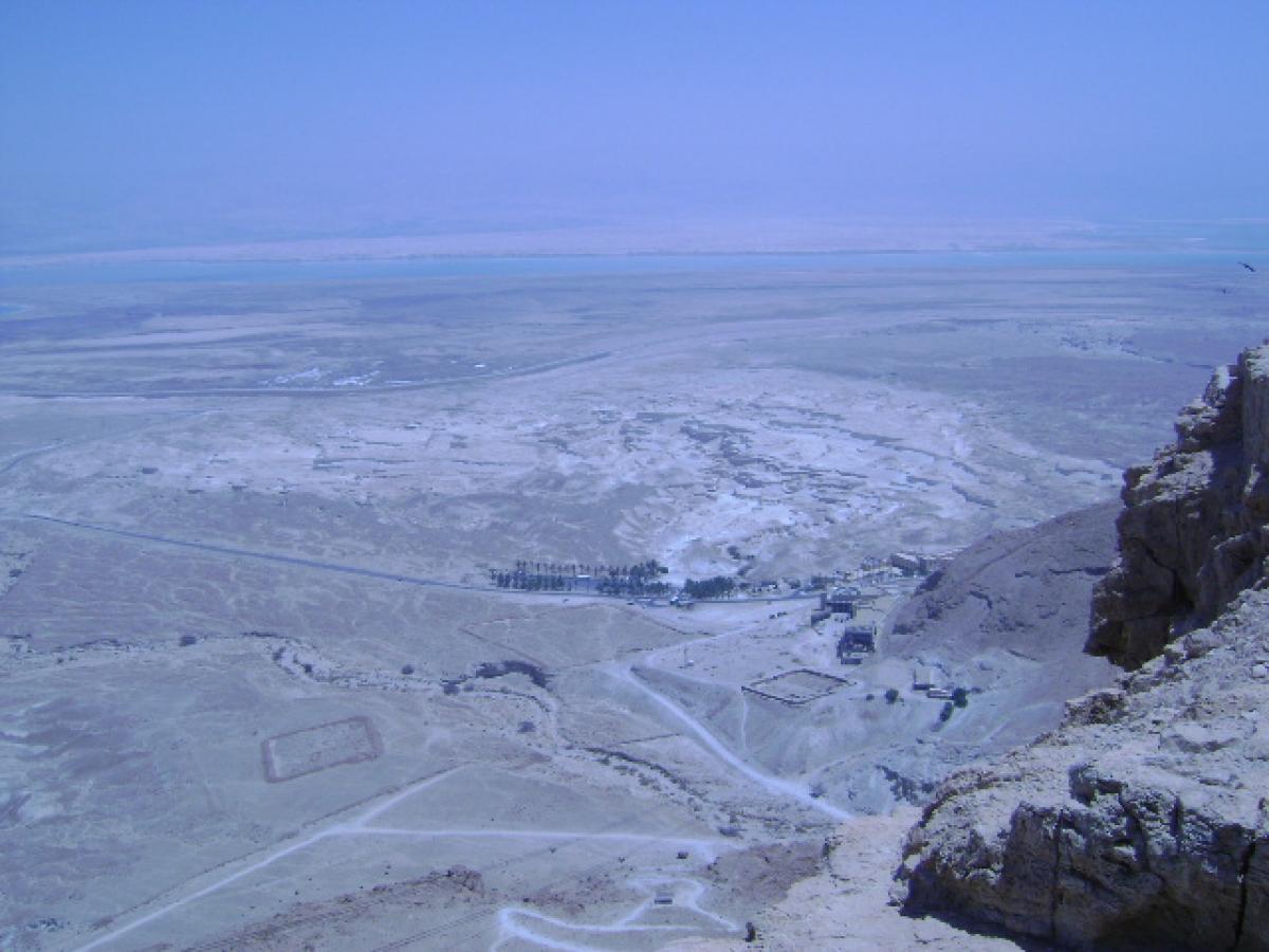 Masada kilátás