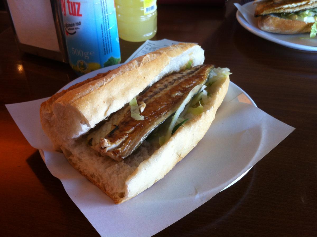 Halas szendvics Isztambul